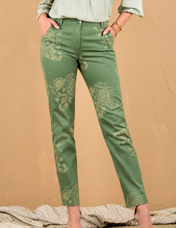 Pantalon imprimé cachemire (bronze) Pantalon imprimé cachemire (bronze)